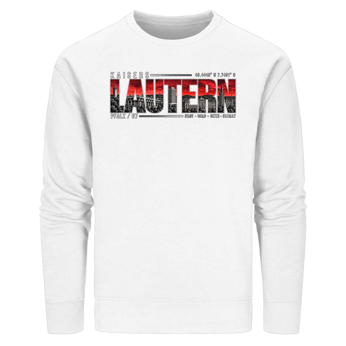 Lautre Skyline - Organic Basic Unisex Sweatshirt