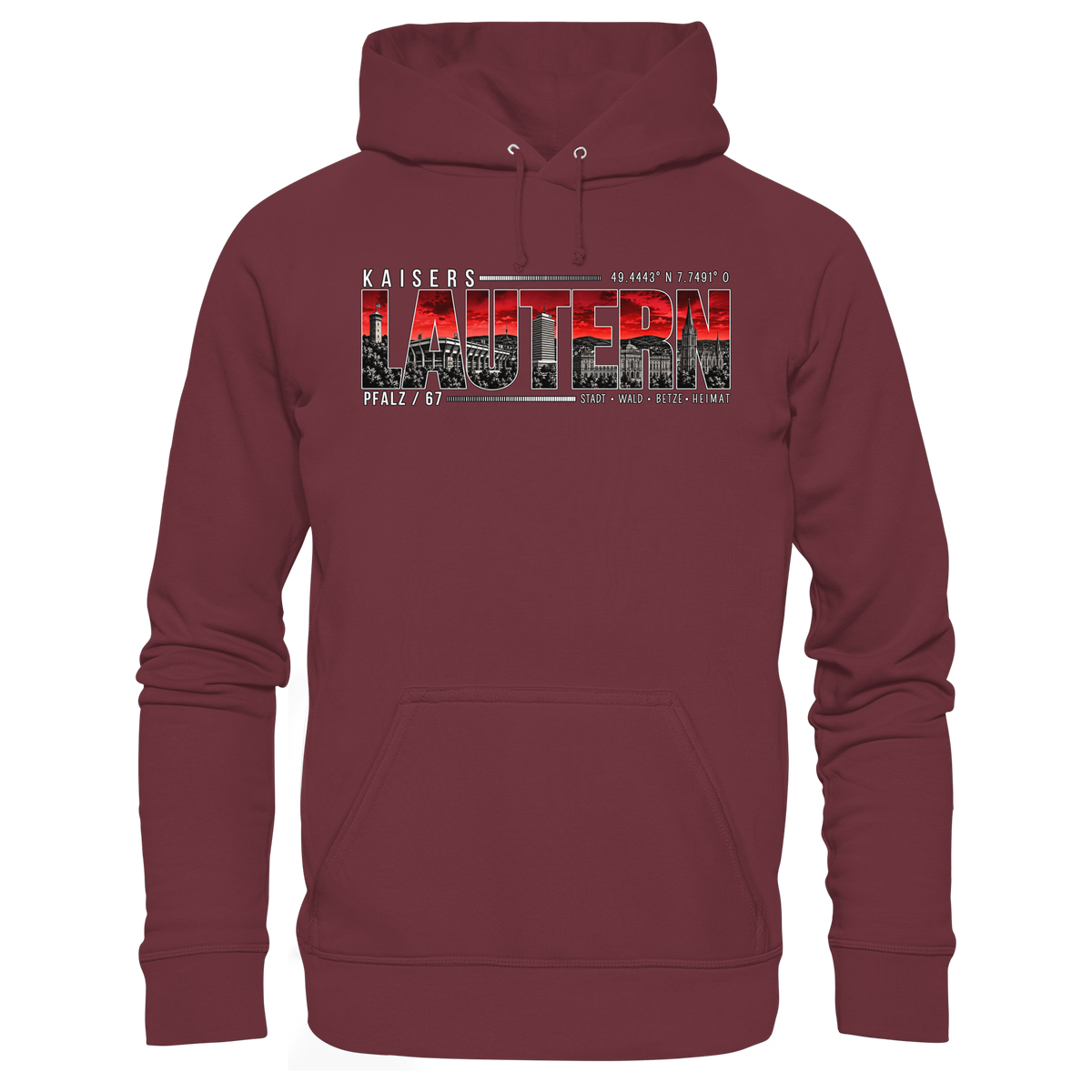 Lautre Skyline - Organic Basic Hoodie