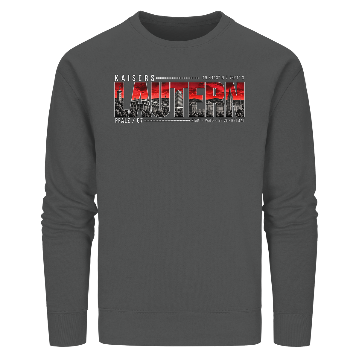 Lautre Skyline - Organic Basic Unisex Sweatshirt