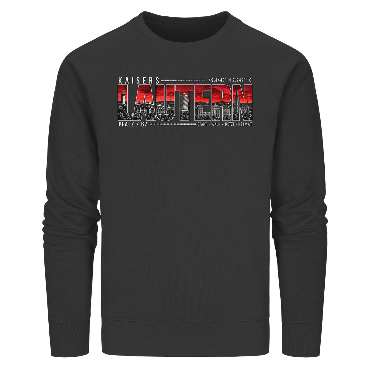 Lautre Skyline - Organic Basic Unisex Sweatshirt