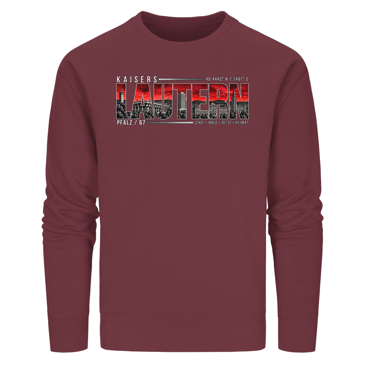 Lautre Skyline - Organic Basic Unisex Sweatshirt
