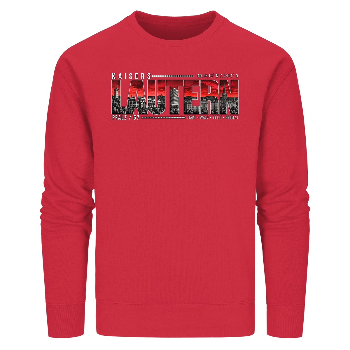 Lautre Skyline - Organic Basic Unisex Sweatshirt